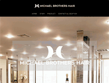 Tablet Screenshot of michaelbrothershair.com